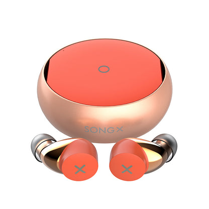 Waterproof noise-cancelling true wireless earbuds.