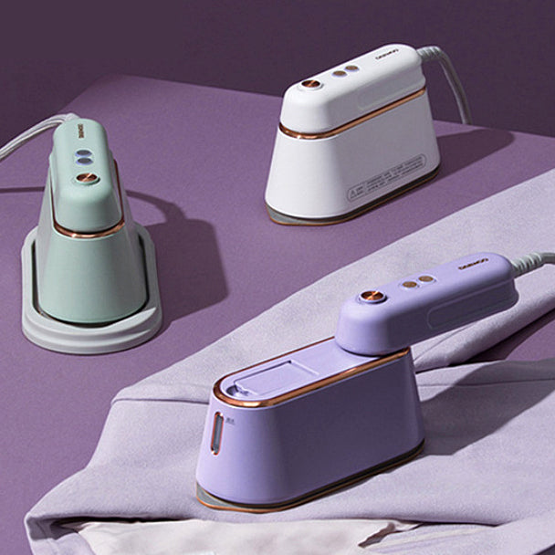 Compact handheld steam iron for home & travel.