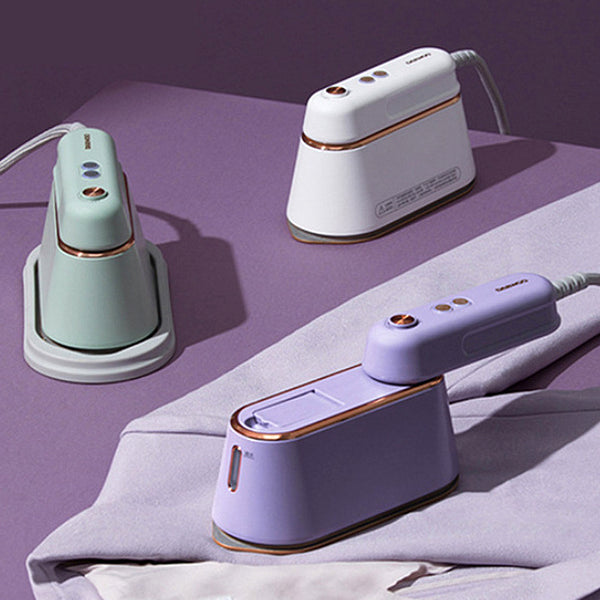 Compact handheld steam iron for home & travel.